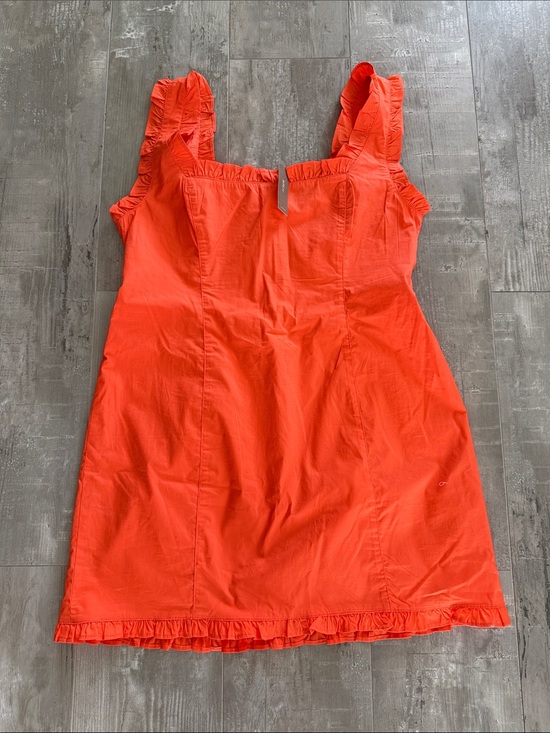 J. Crew Dresses & Skirts - J. Crew Orange Ruffled Strap Sundress